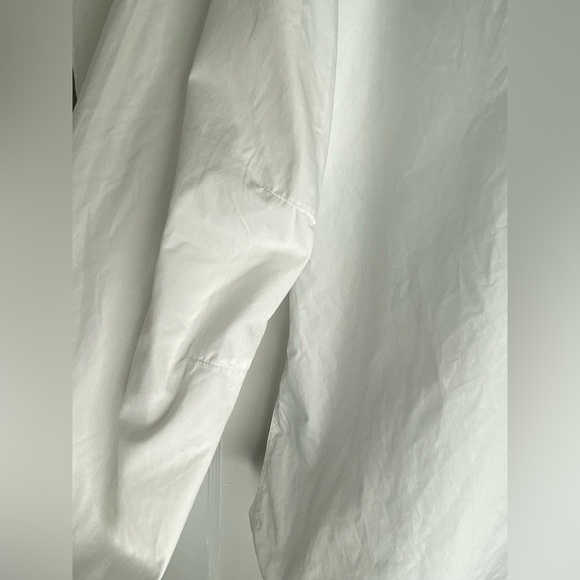 BALMAIN Wing-Collared Oxford Classic White Tuxedo Shirt - Picture 9 of 15